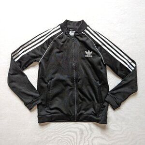 Adidas prime green black zip up sweatshirt kids youth size Small